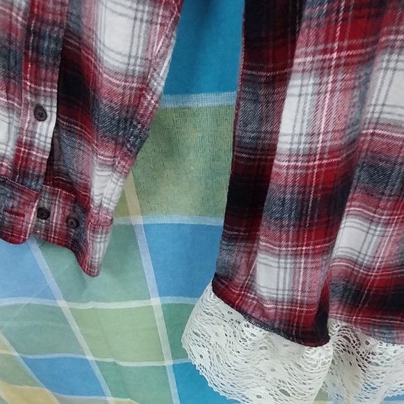 2705 Size XL Upcycled Croft & Borrow Create Your Own Sunshine Button Down Shirt - Picture 2 of 7